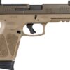 Taurus G3 Tactical T.O.R.O. Cerakote Patriot Brown Tan 9mm Luger Full Size 17 Rds. Tall Co-Witness Sights