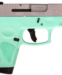 Taurus G2s Matte Stainless / Cyan 9mm Luger Compact 7 Rds.